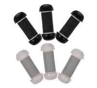 WOONEKY Lot De 6 Rouleaux De Rechange Pour À Pédicure Pour Éliminer Callosités Broyeur De Pieds Tête De Rouleau Électrique Pour Pédicure Rouleaux De