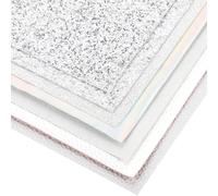 WOONEKY Lot de 7 Feuilles de Cuir Artificiel en PU 20X33 CM Draps en Similicuir Gris Argenté pour Loisirs Créatifs Couture et Maroquinerie Fournitures Artisanales Polyvalentes pour