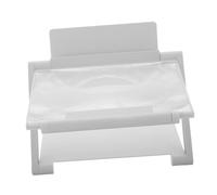 WOONEKY Loupe D'écran pour Smartphone Pliable et Réglable en Hauteur, Projecteur Téléphone Portable 3D, Écran Agrandisseur 7-10 Pouces, Compatible Multi-téléphones, Blanc, Portable