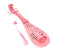 WOONEKY Luth Jouable en Plastique pour Garçon Et Filles Instrument Musical Éducatif avec Effets Sonores Et Lumineux pour Débutants Jouet Éducatif pour Maison Et École Pipa pour Garçon Et Filles