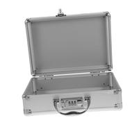 WOONEKY Mallette à Outils Aluminium Multifonction avec Poignée Boîte De Rangement Portable Sécurisée à Code Valise Compacte pour Stockage Et Transport Outils