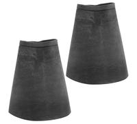 WOONEKY Manchettes de Plongée Étanches en Caoutchouc, Kit de Réparation pour Combinaison de Plongée, Résistant la Déchirure, pour Activités de Pêche, 2 Paires Noires