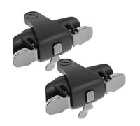 WOONEKY Manette De Jeu Mobile Compacte 2 Pcs Pour Téléphone Portable, Gâchette Haute Précision En Alliage, Compatible, Accessoires Gaming Portables Noirs Modèle Tri-directionnel