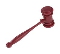 WOONEKY Marteau de Juge Halloween et Compact Accessoire de Costume Original pour Soirée Déguisée et Jeu de Rôle Judiciaire