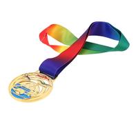 WOONEKY Médaille de Compétition Facile à Porter en Alliage de Zinc Or avec Ruban Design Créatif et Décerner des Médailles Sportives pour Événements de Natation