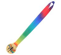 WOONEKY Médaille de Course en Métal Alliage de Zinc avec Ruban Coloré - Médaille D’Or Marathon Compacte et Légère - Récompense Sportive pour Coureurs et Athlétisme, Présent