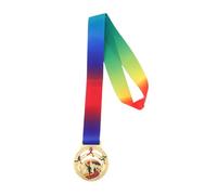 WOONEKY Médailles de Sport Alliage de Zinc avec Ruban Récompenses pour Courses Marathons et Compétitions Extérieures Médailles Accomplissement pour Athlètes