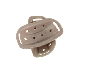 WOONEKY Mentonnière de Casque pour Garçon et Filles 2pcs en Résine Beige Compatible pour Casque de Vélo Électrique Confort et Protection Lors du Cyclisme