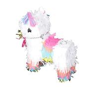 WOONEKY Mini Pinata Cheval Remplie de Bonbons Kermesse Anniversaire Décoration Fête Colorée et Sécurisée Cadeau Festival pour