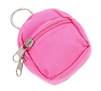 WOONEKY Miniature Sac à Dos pour Maison de Poupée Accessoire et Réaliste pour Décoration de Maison Miniature Modèle Rose Accessoire Pratique et Écologique