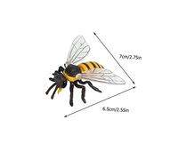 WOONEKY Modèle Abeille Jeu Éducatif Cycle de Vie Simulation Cognitif pour Garçon Fille Décoration Apprentissage Nature
