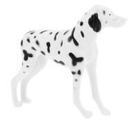 WOONEKY Modèle Chien Dalmate Réaliste Miniature Décoratif Figurine Animal Faux Puppy Statue pour Maison Bureau