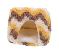 WOONEKY Nid Chaud pour Animaux De Compagnie Nid Douillet Abri Chaud pour Hamster Petite Maison De Couchage pour Animaux De Compagnie Petit Lit pour Hamster