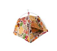 WOONEKY Nid D'oiseau pour Animaux De Compagnie Hamac Suspendu en Tissu Doux Taille l Couleur Tournesol Refuge Confortable pour Perroquets Petits Oiseaux Pension