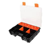WOONEKY Organisateur De Vis en Plastique Rangement pour Écrous Et Boulons Boîte De Stockage Compartimentée Portable pour Bricolage Petite Taille 1 Pièce