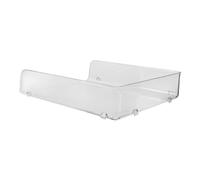 WOONEKY Organisateur Réfrigérateur Transparent Empilable Support de Rangement Congélateur à Plusieurs pour Viandes Légumes et Restes Séparateur pour Optimiser Lespace