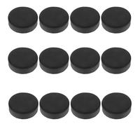 WOONEKY Palets D'entraînement de Hockey sur Glace Noirs 15 Pièces Palets Solides 7,4 X 7,4 X 2,4 Cm Accessoires de Remplacement pour Hockey sur Air Matériel D’entraînement Précis et Table