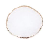 WOONEKY Palette de Manucure Blanche avec Bord Doré Palette Mélange Vernis Ongles pour Nail Art DIY Plaque Couleurs Ongle Professionnelle pour Salon et Usage Personnel