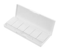 WOONEKY Palette Maquillage Vide 6 Compartiments Détachables Plastique Compact Portable pour Peinture Aquarelle Gel Ongles et Maquillage Palette de Rangement Multifonction pour Voyage