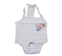 WOONEKY Pantalon physiologique à Bretelles culottées effrontées Chien Pantalon physiologiques Couche réutilisable pour Chiot Sangle Tampon menstruel Robe la Chemise Chien âle