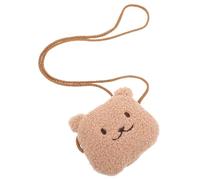 WOONEKY Paquet Bandoulière Peluche Ours Doux pour Fille et Garçon Paquet Compact pour Ranger Jouets et Accessoires