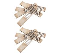 WOONEKY Paravent Miniature Chinois en Bois Ajouré 20 Pièces, Accessoire Déco pour Maison de Poupée, Mobilier Miniature Réaliste, pour Jeu D’Garçon et Filles et Décoration Rétro