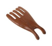 WOONEKY Peigne De Massage Outils De Massage Des Points D'Acupuncture Masseur En Bois Portatif Masseur Abdominal Instrument De Soin Cuir Peigne De Massage Cuir