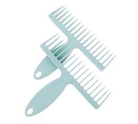 WOONEKY Peigne Dépilatoire Multi-usage 2 Pièces Petit Format Nettoyage Balai Épilation Poils Poussière Maison Pratique Rangement Poignée Trou