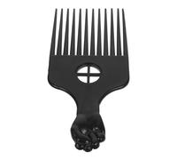 WOONEKY Peigne Plat En Plastique Pour Cheveux Afro Moyen Taille Coiffure Cheveux Bouclés Homme Femme Usage Quotidien