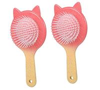 WOONEKY Peignes à cheveux de massage pour filles et femmes 2 pièces brosse à cheveux démêlante design de dessin animé pour garçons et filles brosse démêlante de voyage pour garçons