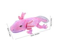 WOONEKY Peluche Axolotl à Main avec Bouche Mobile Animale Douce Peluche pour Jeu de Rôle et Histoires Éducatif pour Garçon Fille Ans