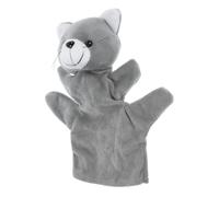 WOONEKY Peluche Chat Interactive à Main pour Garçon Fille de Conte avec des Doigts et Expression Animale