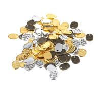 WOONEKY Pendentif Breloque pour Bijoux DIY 360 Pièces Métal Inscription Made With Love pour Bracelets Colliers Boucles d'Oreilles Scrapbooking