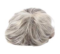 WOONEKY Perruque Femme Cheveux Courts Lisse Blonde ou Noire Perruque pour Adulte Facile à Coiffer