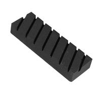 WOONEKY Pierre de rectification pour affûtage et polissage en carbure de silicium noir, surface antidérapante, portable, cuisine et aiguisage de couteaux