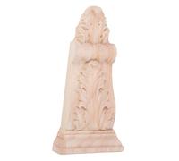 WOONEKY Piliers Massif Sculpté Décoratif avec Fleurs pour Applique Murale Antique Colonne Romane pour Décor Intérieur