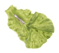 WOONEKY Pince à Cheveux De Laitue Verte, Accessoire Cheveux Femmes, Petite Pince Légère, Design Feuille Réaliste, Pour Filles, Coiffure Ludique Et Originale