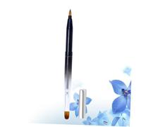 WOONEKY Pinceau Rétractable Double Embout Portable Applicateur Flexible pour et Gloss Mini Brosse Maquillage Compacte Noir Dégradé