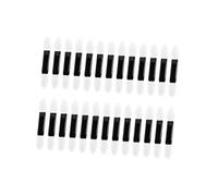 WOONEKY Pinceaux De Maquillage Double Tête 100 Pièces Applicateurs Éponges Ovale Pour Yeux Petites Filles Usage Voyage Indispensables Maquilleurs