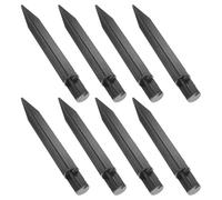 WOONEKY Piquets de Sol en Plastique Faciles à Utiliser 8pcs et Résistants Vent Lampes Solaires de Jardin Éclairage Extérieur de Pelouse