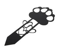 WOONEKY Plaque Funéraire pour Animaux Métal Étanche Piquet de Jardin Commémoratif Chien Décoration Extérieure Résistante Aux Intempéries pour Mémoire de Chiot et Compagnon Perdu