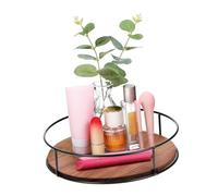 WOONEKY Plateau Tournant Organisateur Rotatif Polyvalent pour Maquillage et Rangement Plateau Élégant et Spacieux pour Cuisine et Chambre