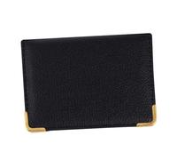 WOONEKY Pochette de Protection Cuir PU pour Cartes Bancaires et Identité Étui Compact et Résistant pour Cartes de Crédit Permis de et Porte-banque Pratique pour Voyage et Usage Quotidien