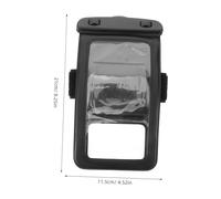 WOONEKY Pochette Étanche Téléphone Portable Résistante à Eau et Aux Rayures Banane Sport Imperméable pour Plage Natation Kayak et Activités Aquatiques