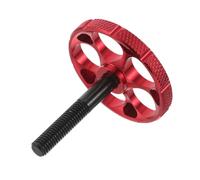 WOONEKY Poignée de Pliant Alliage Aluminium Rouge Poignée Ronde à Serrage Rapide Compatible avec Divers Modèles Améliore la Stabilité Sécurité