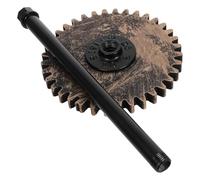 WOONEKY Porte Essuie-Tout sur Pied Noir Style Industriel Vintage Forme de Tuyau Support Compact pour Papier Cuisine Distributeur Pratique pour Cuisine Bar et Restaurant