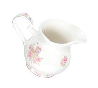 WOONEKY Pot à Lait Design Créatif et Surface Lisse de 180ml Poignée en Céramique Blanche Maison Restaurants