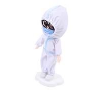 WOONEKY Poupée Infirmière Réaliste avec Vêtement De Protection Jouet pour Garçon Fille Modèle Docteur Poupée Douce Fille Garçon Accessoire De Jeu