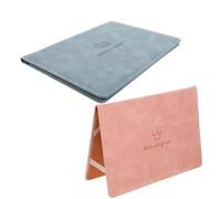 WOONEKY Protecteurs de Certificats de Naissance en Cuir Artificiel Léger et Portable, 2pcs Motifs Cartoon, pour Transporter Votre Paquet Bébé