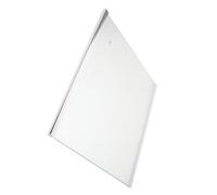 WOONEKY Réfrigérateur Étagère Verre Renforcé Plateau Transparent Double Bord Enveloppant Séparateur pour Rangement Frais et Sécurisé des Aliments Cuisine et Congélateur